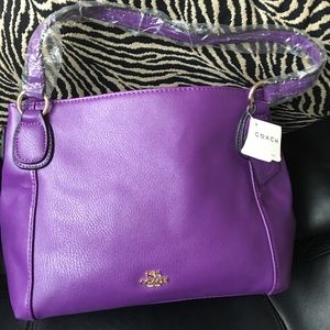 Purple Coach pocketbook